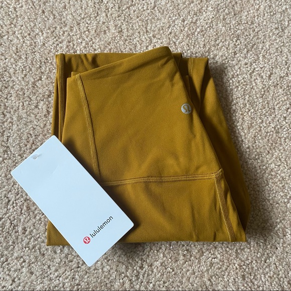 SOLD NWT Lululemon Unlimit Tight 25” Size 4 Gold Spice - Picture 4 of 7